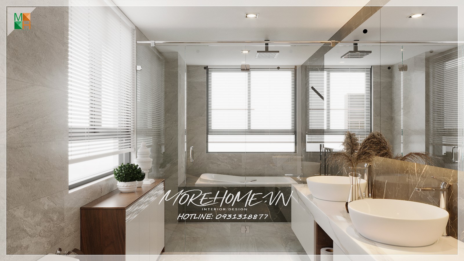 thiết kế phòng tắm